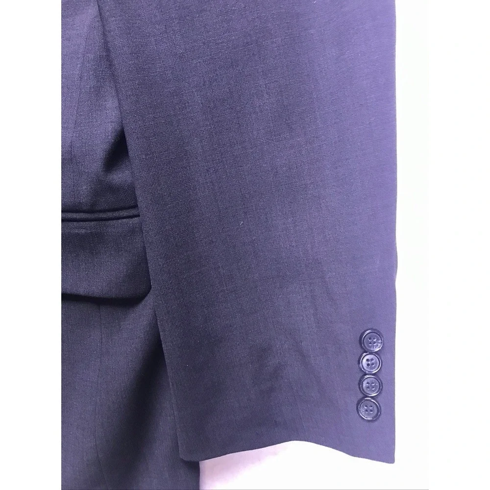 Haggar Blazer Mens 42R‎ Dark Gray Good Black Label 3-Button Suit Jacket Coat